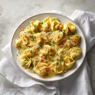 Alfredo Tortellini Bake with Chicken: 30 Min
