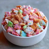 Birthday Cake Puppy Chow: Crispy and Festive