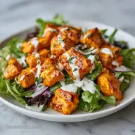 Buffalo Chicken Breast Salad in 25 Min