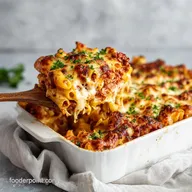 Baked Ziti with Ground Beef for 8 Servings