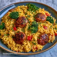 Smoked Sausage Rice: One-Pot Cheesy