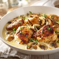 Chicken Riesling: Silky and Creamy