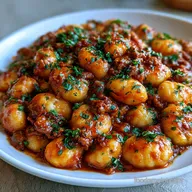 Ground Beef Gnocchi in 30 Minutes