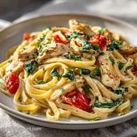 Creamy Tuscan Chicken Pasta for 4 Servings
