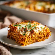 Baked Spaghetti with Cream Cheese in 45 Minutes