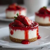 Easy No Bake Strawberry Cheesecake with Graham Cracker Crust