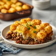Tater Tot Casserole with Ground Beef in 45 Minutes