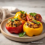 Stuffed Bell Peppers with Ground Turkey Recipe