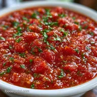 Canned Tomato Sauce for 28 Servings