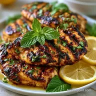 Lemon Herb Grilled Mint Chicken for 4