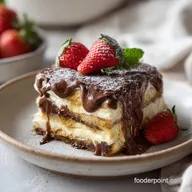 Chocolate Eclair Cake Recipe for 15 Servings with Creamy Filling