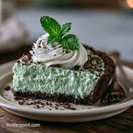 No Bake Chocolate Mint Dessert: 12 Slices