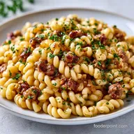 One Pot Sausage Pasta in 25 Minutes