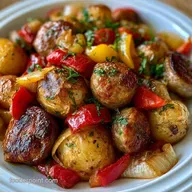 Pan Fried Smoked Sausage with Potatoes