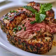 Roast Leg of Lamb with Mint and Garlic