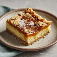 Salted Caramel Butter Bars Recipe with Buttery Shortbread Layers