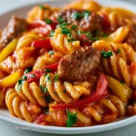 Spicy Sausage and Pepper Pasta in 30 Min