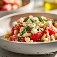 Mediterranean White Bean Salad in 15 Minutes