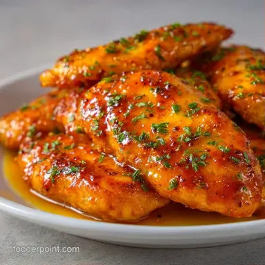 Buffalo Chicken Breast Bake in 30 Min Recipe Card