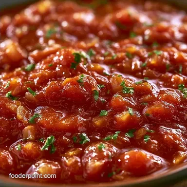 Canned Tomato Pasta Sauce in 25 Minutes
