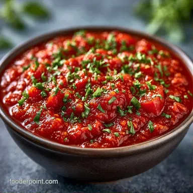 Tomato Sauce Canned Tomatoes in 25 Min Recipe Card