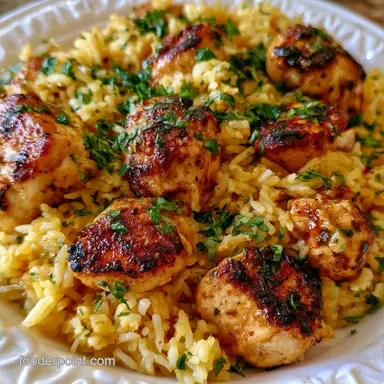 One-Pot Chicken Rice Skillet