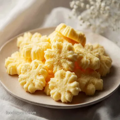 Butter Cookies Recipe: Crispy Danish Style for 24 Servings