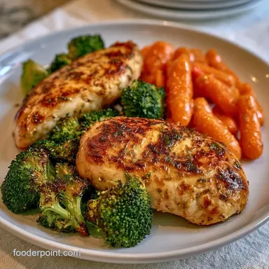 Clean Chicken Breast Meal for 4 Servings Recipe Card
