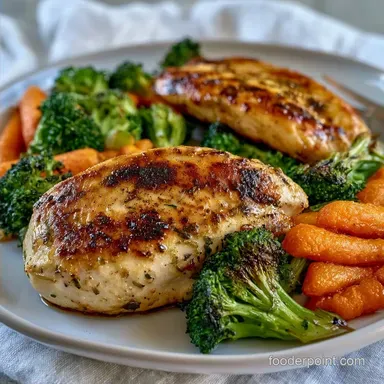 Clean Chicken Breast Meal for 4 Servings