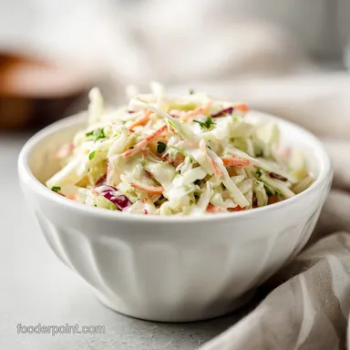 KFC Coleslaw Recipe: Creamy Side Dish for 8 Servings