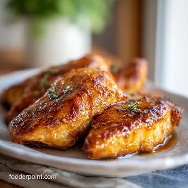 Chicken Gloria for 6 Servings Recipe Card