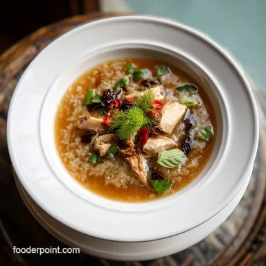 Creamy Chicken Rice Soup in 45 Minutes Recipe Card