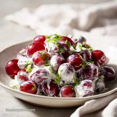 Grape Salad Recipe: Creamy and Refreshing in 20 Minutes Recipe Card