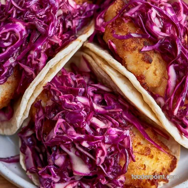Fish Tacos with Cod in 25 Minutes Recipe Card