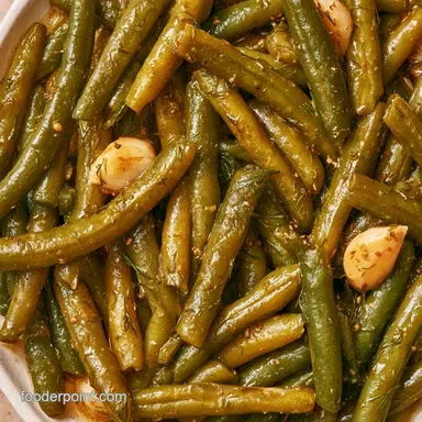 Pickled Green Beans in 15 Minutes Recipe Card