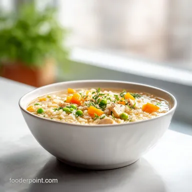 Easy Chicken and Rice Soup in 30 Minutes Recipe Card