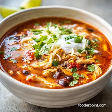 Chicken Taco Soup Recipe: Ready in 30 Minutes Recipe Card
