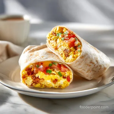 Freezer Friendly Breakfast Burrito Recipe: 50 Min Recipe Card