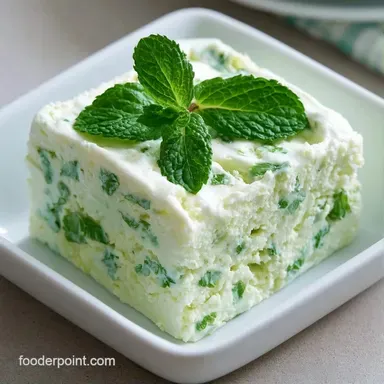Mint Semifreddo for 8 Servings Recipe Card