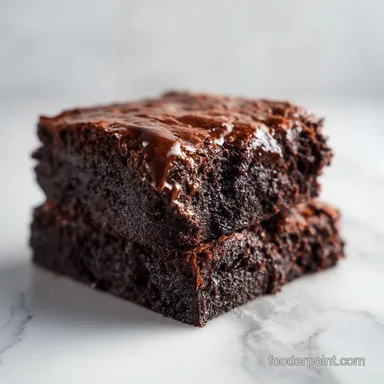 Fudgy Zucchini Brownies Recipe: Baked for 30 Minutes Recipe Card