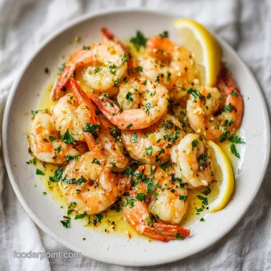 Garlic Butter Shrimp Recipe in 10 Minutes Recipe Card