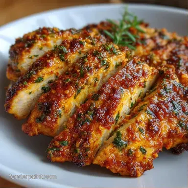 Healthy Baked Chicken Breast: Meal Prep Recipe Card