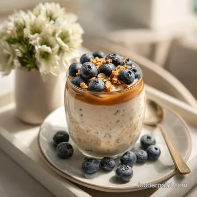 Healthy Overnight Oats Recipe with Chia Seeds Recipe Card