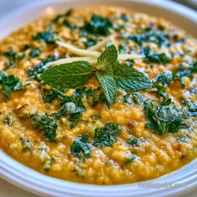 Healthy Pudina Dal Recipe for 4 Servings Recipe Card