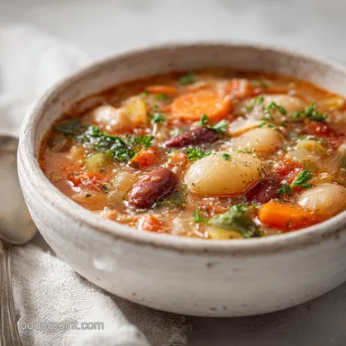 Minestrone Soup Recipe: Ready in 60 Minutes Recipe Card