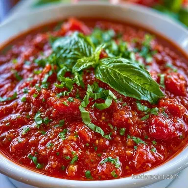 Tomato Sauce with Roma Tomatoes Recipe Card