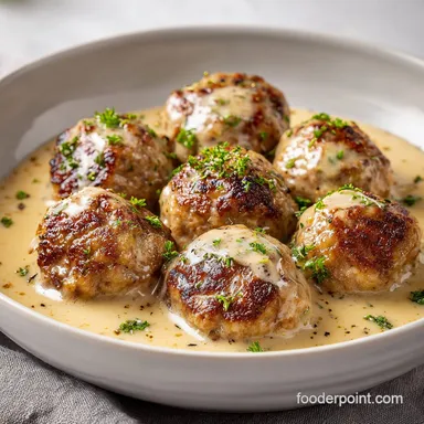 Swedish Meatballs in 50 Minutes Recipe Card