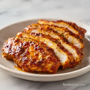 Lean Chicken Breast Recipe: 4 Servings Recipe Card