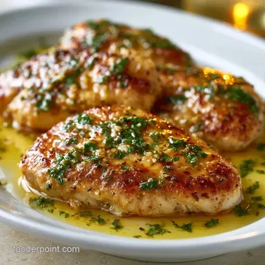 Lemon Garlic Chicken Breast in 25 Mins Recipe Card