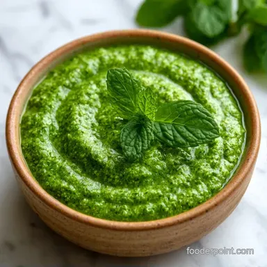 Mint Chutney in 10 Minutes Recipe Card